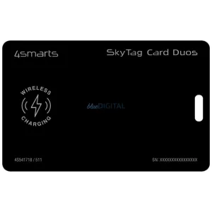 Lokalizator 4smarts SkyTag Card Duos     ReCharge fekete