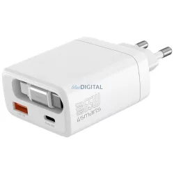 4smarts PDPlug Slim 65W GaN Jojo fali töltő - fehér