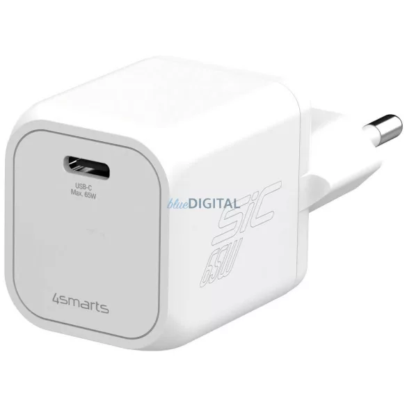 4smarts PDPlug SiC 65W USB-C fali töltő - fehér