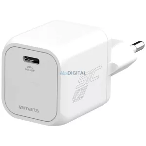4smarts PDPlug SiC 45W USB-C fali töltő - fehér