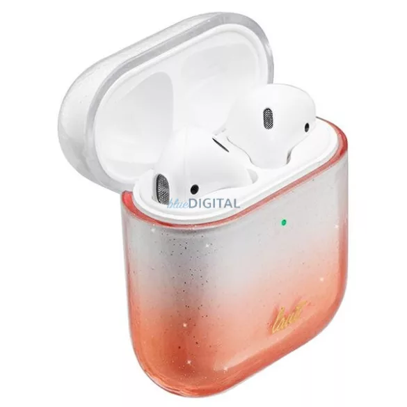 Tok Laut Ombre Sparkle AirPods 1/2 narancssárga 38977 tok