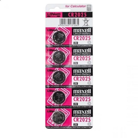 MAXELL CR2025 gombelem -1db