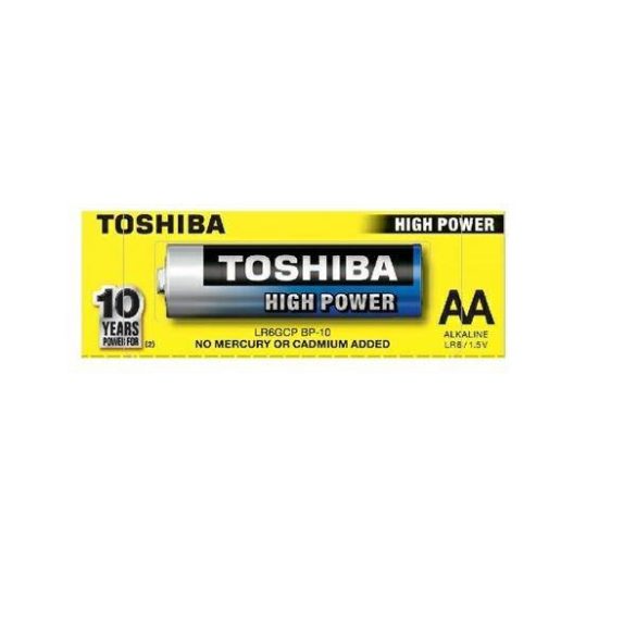 Akkumulátor Toshiba LR6 AA 1db HIGH POWER (LR6GCP BP-1X10)