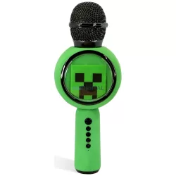   Karaoke Microphone LED with Wireless Speaker OTL Minecraft Creeper