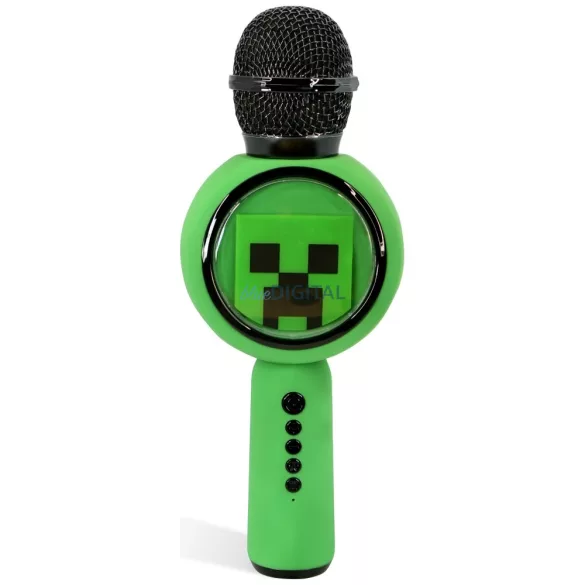 Karaoke Microphone LED with Wireless Speaker OTL Minecraft Creeper