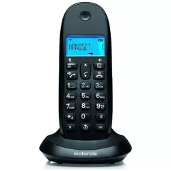 Cordless landline telefon Motorola C1001CB+ fekete