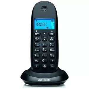 Cordless landline telefon Motorola C1001CB+ fekete
