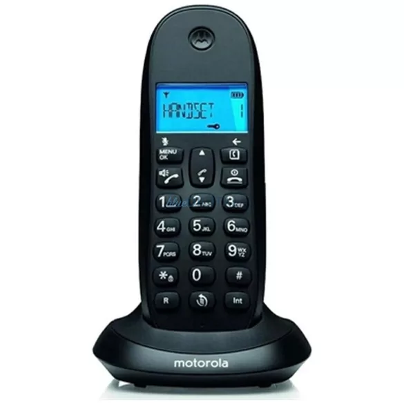 Cordless landline telefon Motorola C1001CB+ fekete