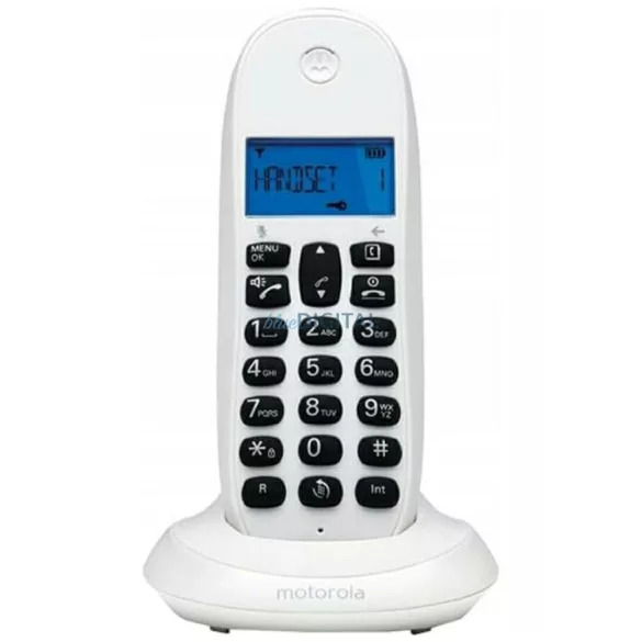 Motorola C1001CB+ vezeték nélküli telefon - fehér