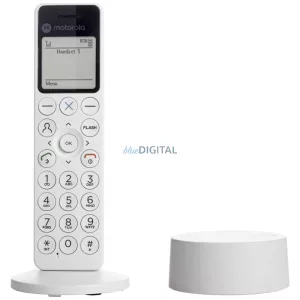 Motorola DOT411 vezeték nélküli telefon - fehér