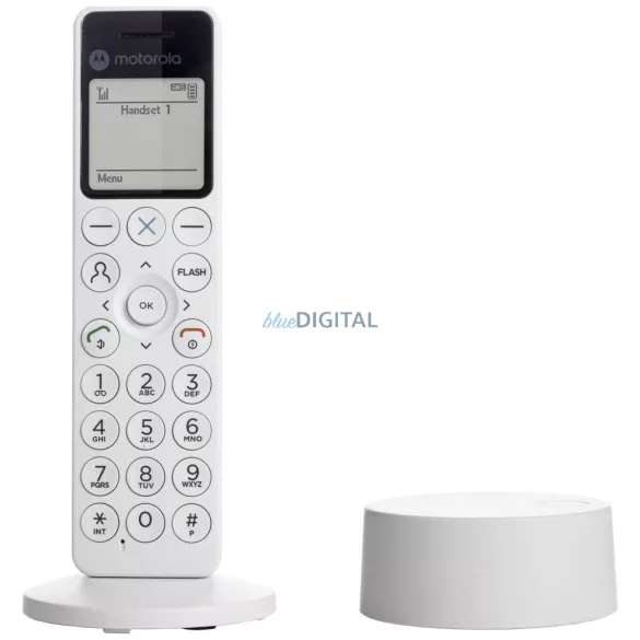Motorola DOT411 vezeték nélküli telefon - fehér