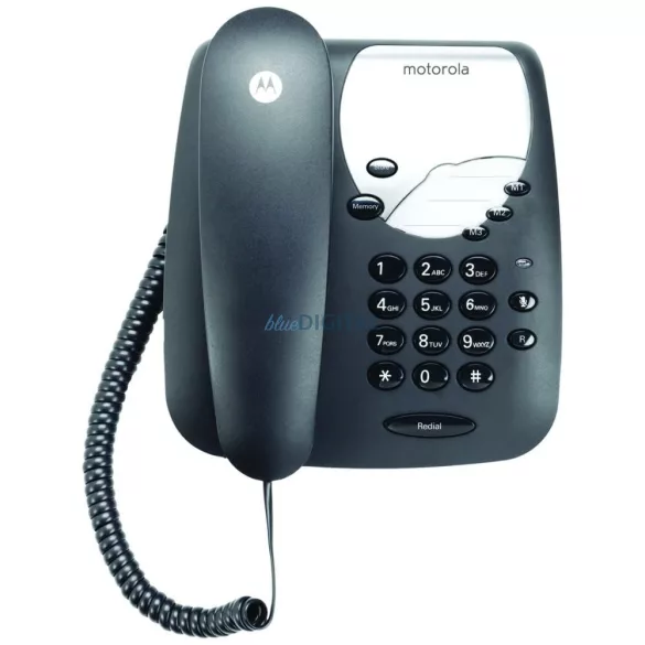 Motorola CT1 vezeték nélküli telefon fali tartóval - fekete