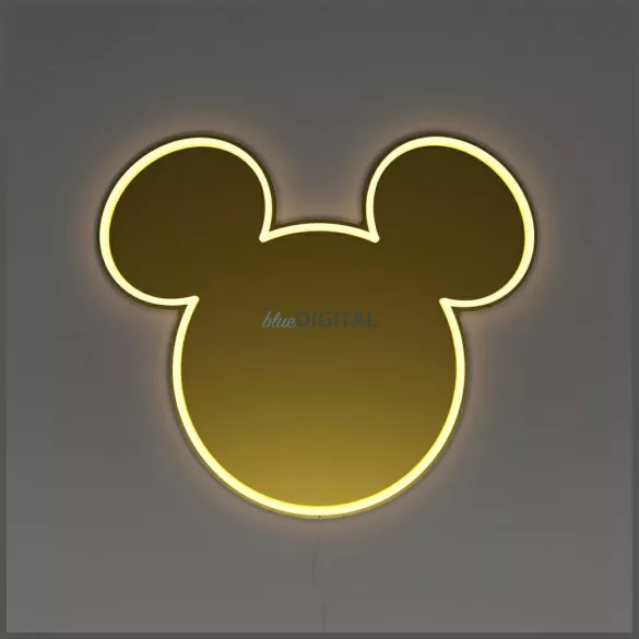 Neon Yellowpop Disney Mickey tükör, arany