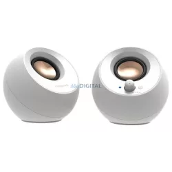   Creative Pebble 2.0 V3 Computer Speakers White Bluetooth 5.0 USB-C