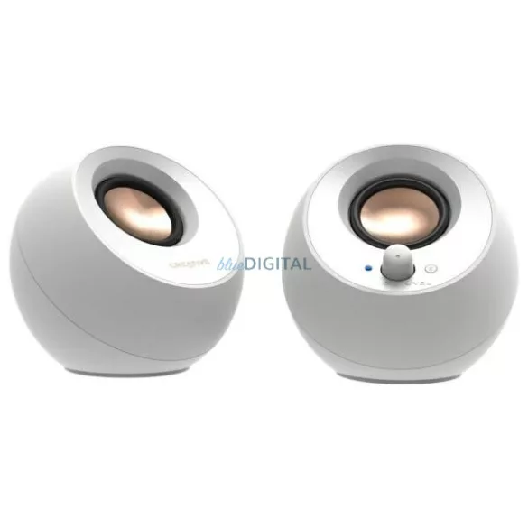 Creative Pebble 2.0 V3 Computer Speakers White Bluetooth 5.0 USB-C