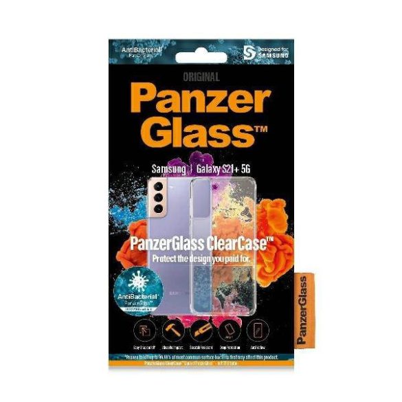 PanzerGlass ClearCase Samsung S21+ G996 átlátszó tok