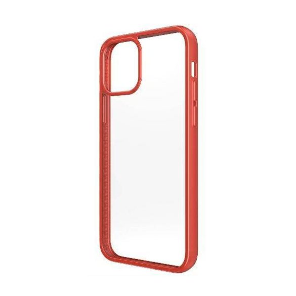 PanzerGlass ClearCase iPhone 12 Pro Max narancs piros AB tok