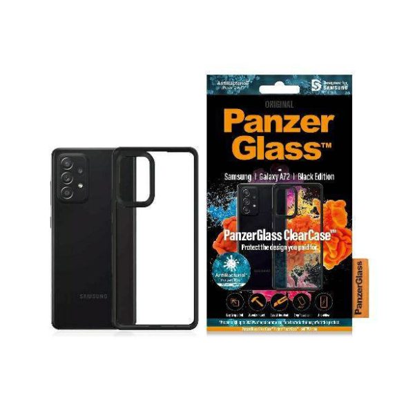 PanzerGlass ClearCase Samsung A72 A725 fekete tok