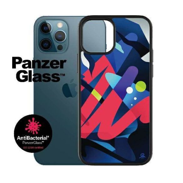 PanzerGlass ClearCase iPhone 12 Pro Max 6,7" Mikael B Limited Artist Edition antibakteriális tok