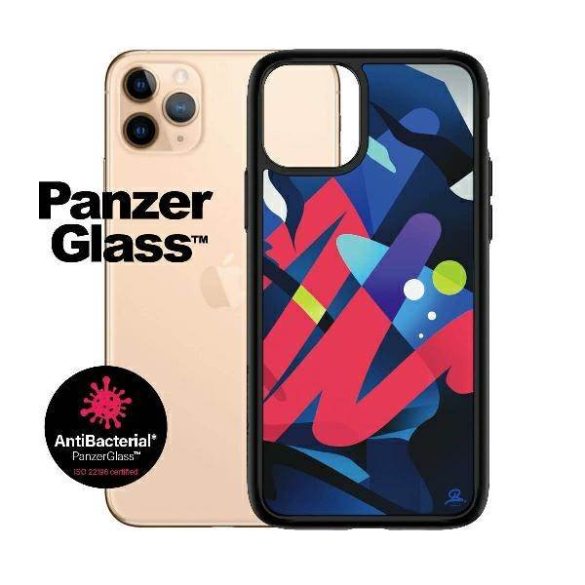 PanzerGlass ClearCase iPhone 11 Pro Max Mikael B Limited Artist Edition antibakteriális tok