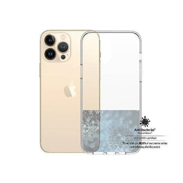 PanzerGlass ClearCase iPhone 13 Pro Max 6,7" antibakteriális ütésálló átlátszó tok