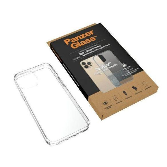 PanzerGlass ClearCase iPhone 13 Pro Max 6,7" antibakteriális ütésálló átlátszó tok