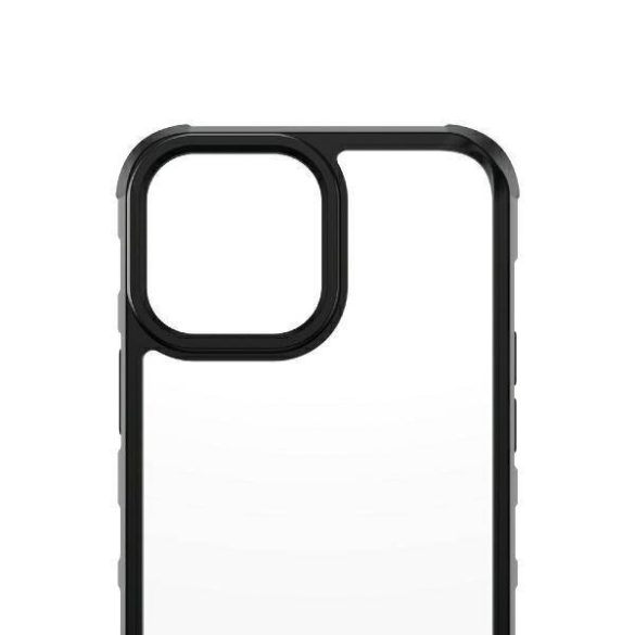 PanzerGlass ClearCase iPhone 13 Pro Max 6.7" fekete antibakteriális ütésálló SilverBullet tok