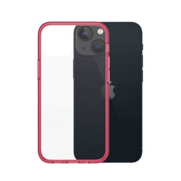 PanzerGlass ClearCase iPhone 13 Mini 5.4" antibakteriális ütésálló piros tok