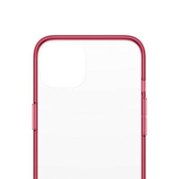 PanzerGlass ClearCase iPhone 13 / 14 / 15 6,1" Antibakteriális ütésálló tok eper