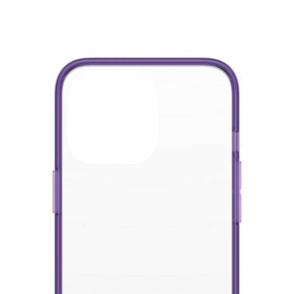 PanzerGlass ClearCase iPhone 13 Pro 6.1" antibakteriális ütésálló lila tok