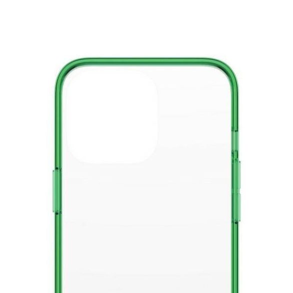 PanzerGlass ClearCase iPhone 13 Pro 6.1" antibakteriális ütésálló sárgászöld tok