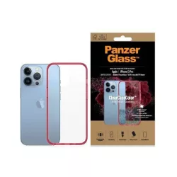   PanzerGlass ClearCase iPhone 13 Pro 6,1" antibakteriális ütésálló piros tok