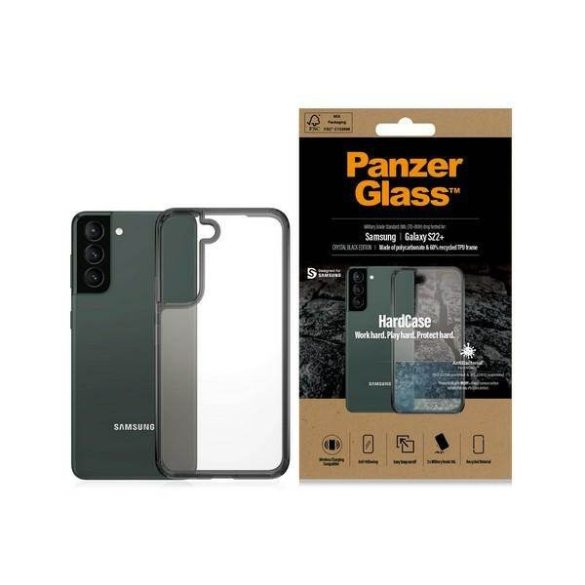 PanzerGlass keménytok Samsung S22+ G906 antibakteriális ütésálló átlátszó tok