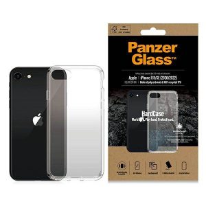 PanzerGlass keménytok iPhone SE 2022 / SE 2020 / 7 / 8 antibakteriális ütésálló átlátszó tok