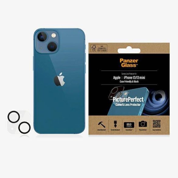 PanzerGlass iPhone 13/ 13 mini kameravédő képernyővédő fólia