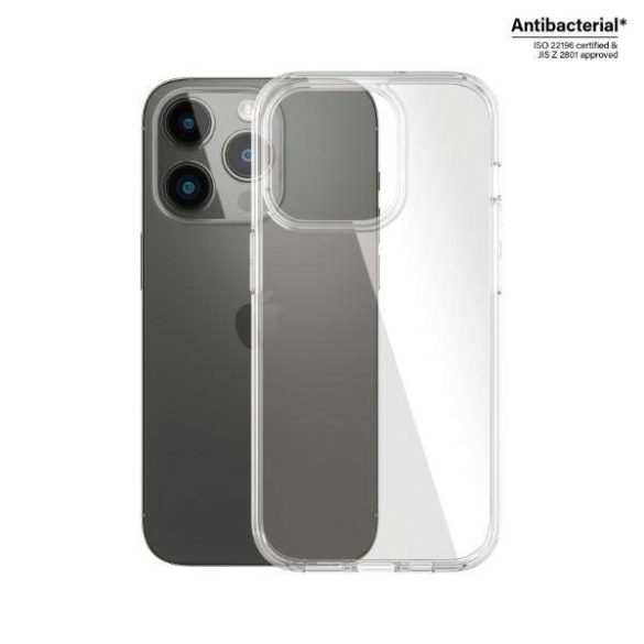 PanzerGlass keménytok iPhone 14 Pro 6,1" antibakteriális ütésálló átlátszó tok