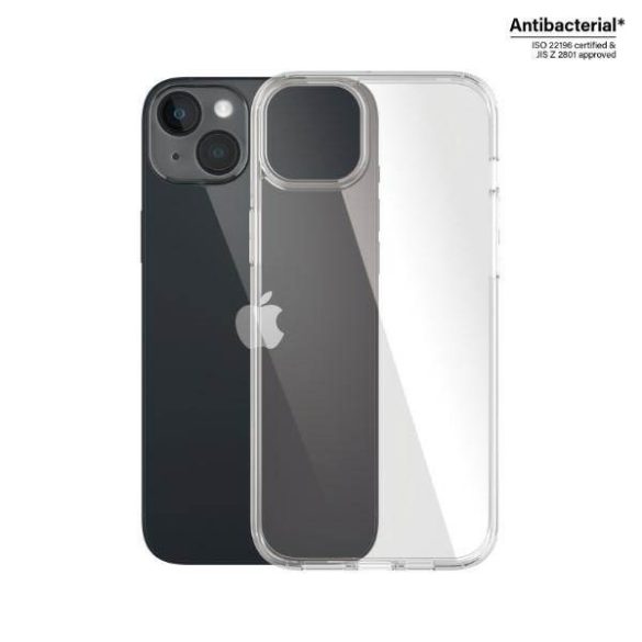 PanzerGlass keménytok iPhone 14 Plus / 15 Plus 6.7" antibakteriális ütésálló tok átlátszó