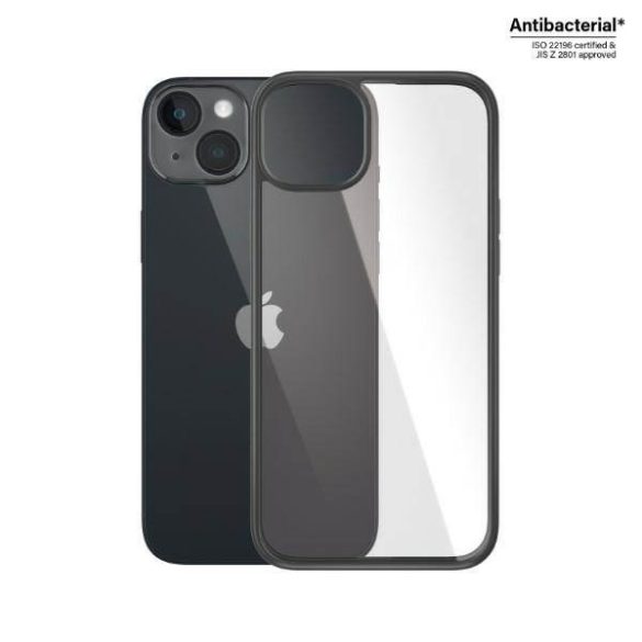 PanzerGlass ClearCase iPhone 14 Plus / 15 Plus 6,7" antibakteriális fekete tok