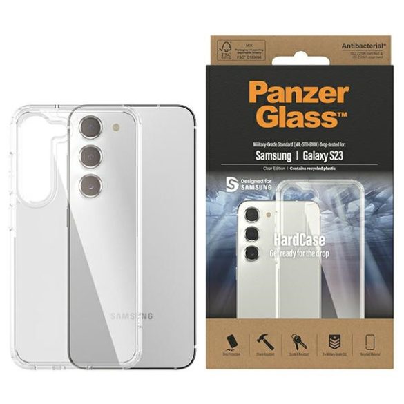 PanzerGlass ClearCase Samsung Galaxy S23 S911 átlátszó 0433 tok