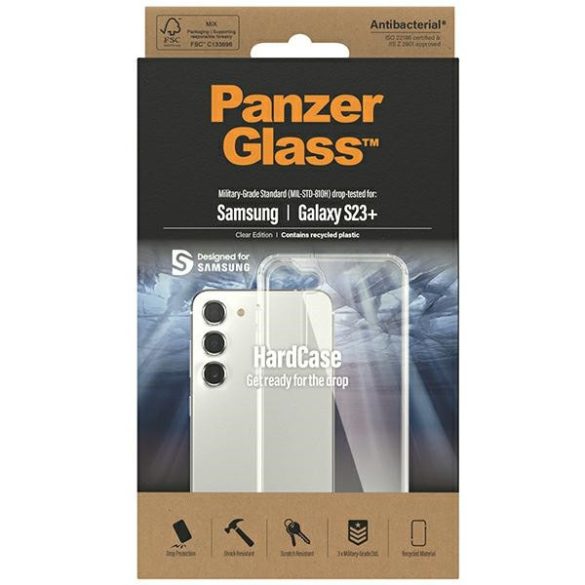 PanzerGlass ClearCase Sam Samsung Galaxy S23+ S916 átlátszó 0434 tok