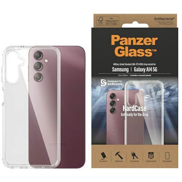 PanzerGlass ClearCase Samsung A14 5G A146 átlátszó tok 
