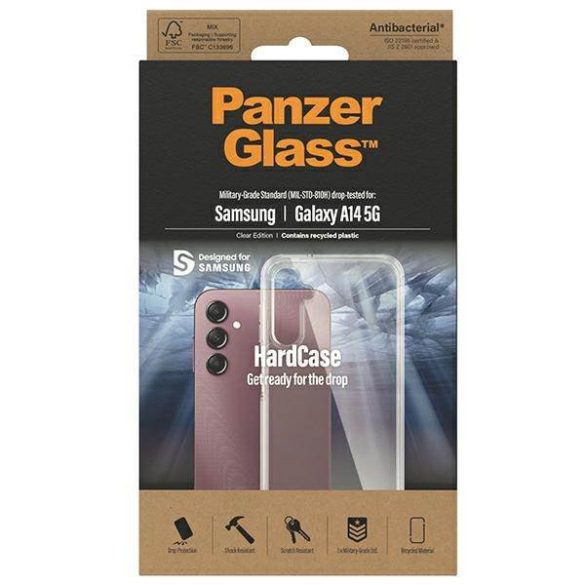 PanzerGlass ClearCase Samsung A14 5G A146 átlátszó tok 