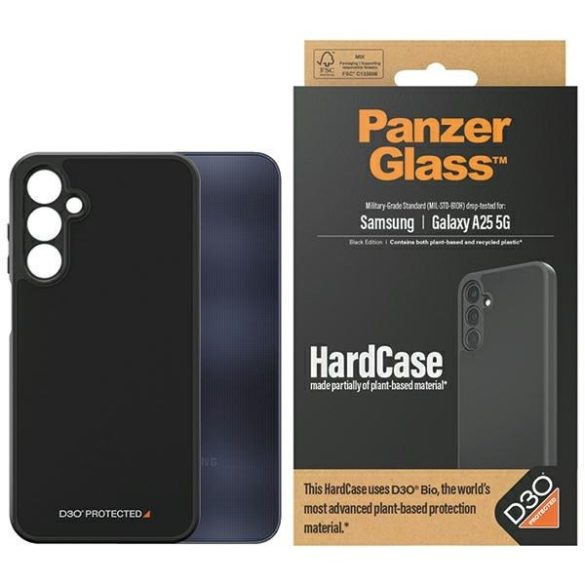 PanzerGlass keménytok Samsung A25 5G D3O MagSafe ütésálló átlátszó 0468