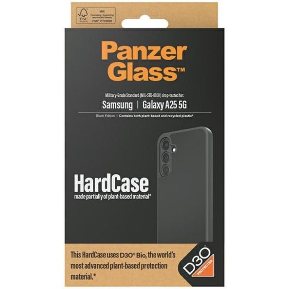 PanzerGlass keménytok Samsung A25 5G D3O MagSafe ütésálló átlátszó 0468