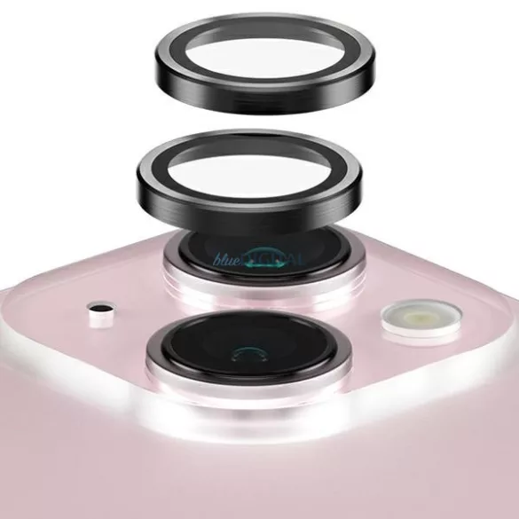 PanzerGlass Hoops kamera iPhone 156,1" / 15 Plus 6,7" fekete 1138 kameraobjektív-védőgyűrűk