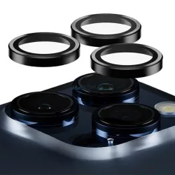   PanzerGlass Hoops kamera iPhone 15 Pro 6,1" / 15 Pro Max 6,7" fekete 1139 kameraobjektív-védőgyűrűk