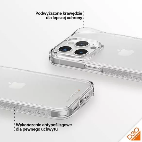 PanzerGlass HardCase tok iPhone 15 Pro - átlátszó
