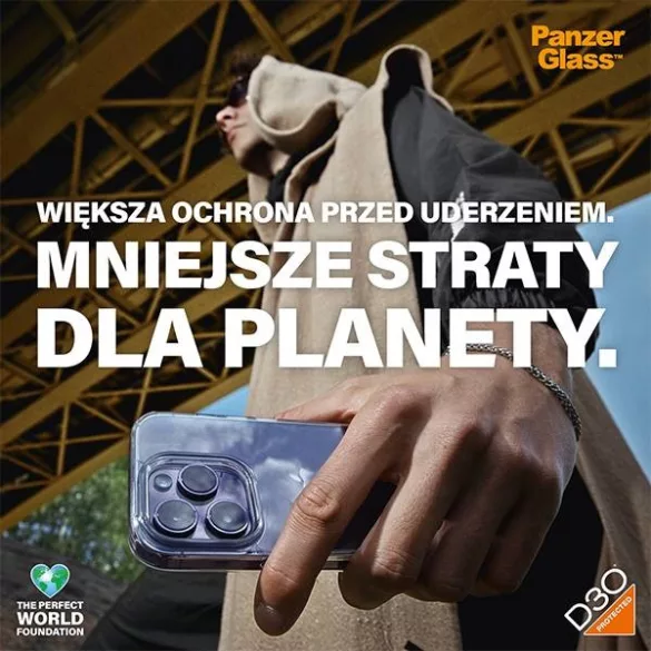 PanzerGlass HardCase tok iPhone 15 Pro - átlátszó