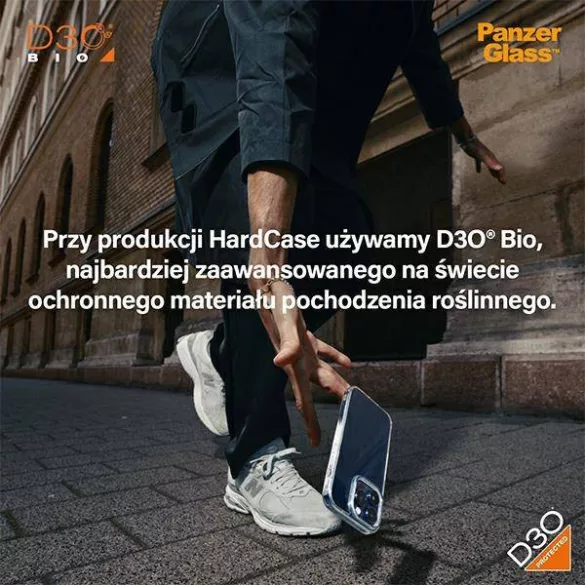 PanzerGlass HardCase tok iPhone 15 Pro - átlátszó