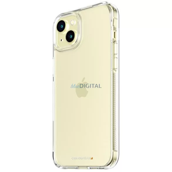 PanzerGlass HardCase iPhone 15 Plus / 14 Plus 6,7" D3O, 3-szeres katonai minőségű, átlátszó 1174